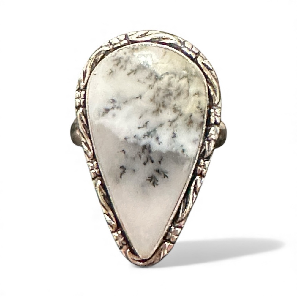 New Large Dendritic Agate Ring - image 1
